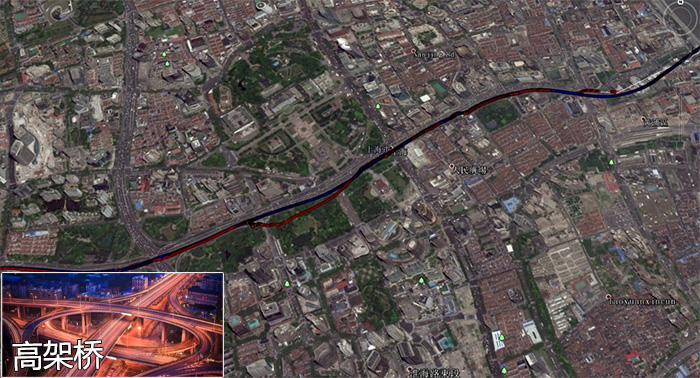 SKM-4DU在城市高楼的实测图