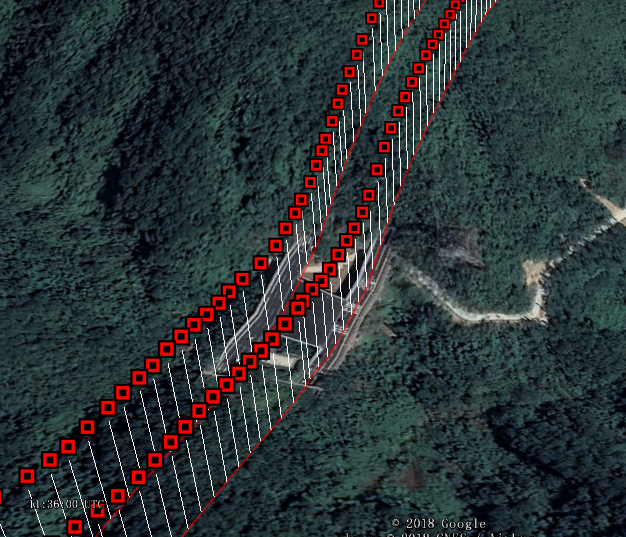 连续隧道的峡谷区导航效果